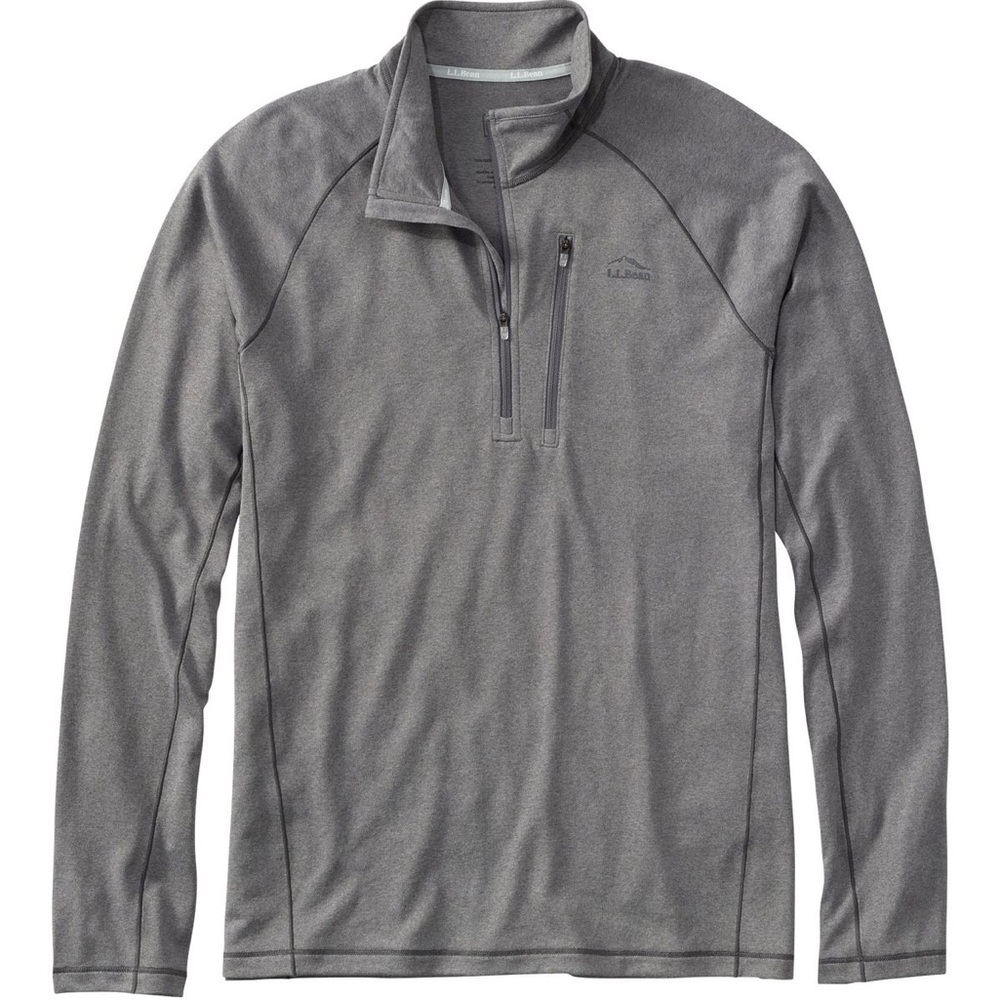 L.L Bean Men's Bean's Quick Dry Trail Tee 1/4 Zip
